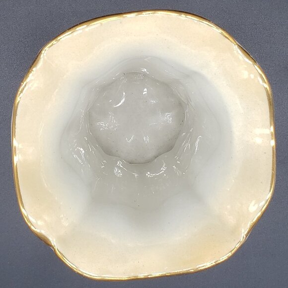 Old Foley by James Kent Yellow White Pink Rose Bouquet Ceramic Vase - Picture 4 of 13